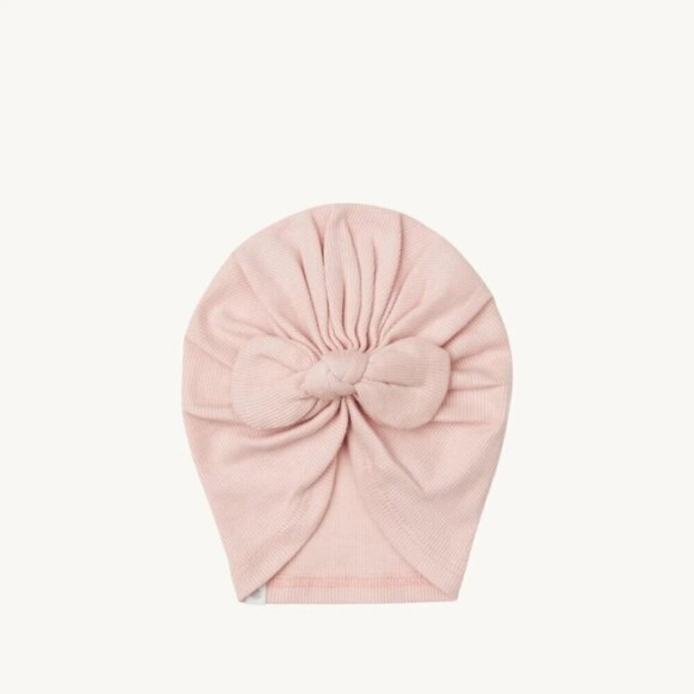 NWT - Cutest ribbed bow hat, 100% organic, Noppies​​​​